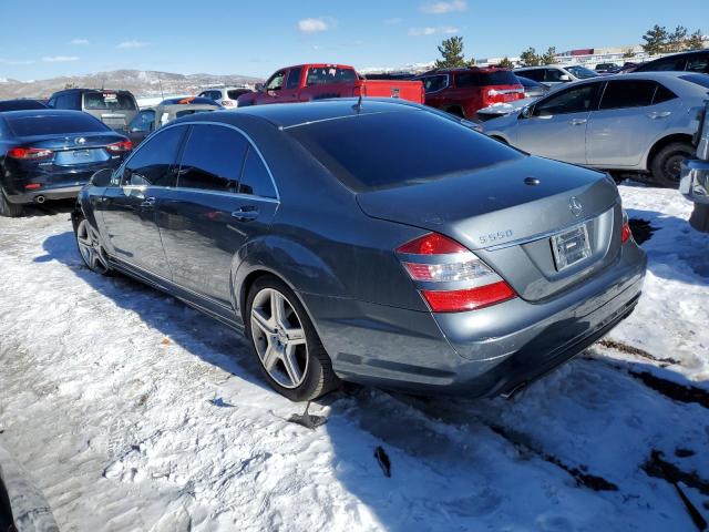 WDDNG71X87A060088 - 2007 MERCEDES-BENZ S 550 SILVER photo 2