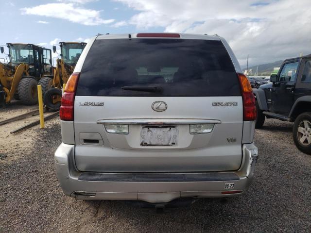 JTJBT20X170132135 - 2007 LEXUS GX 470 SILVER photo 6