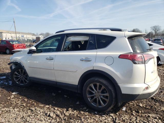 JTMDFREV1JJ728382 - 2018 TOYOTA RAV4 LIMITED WHITE photo 2