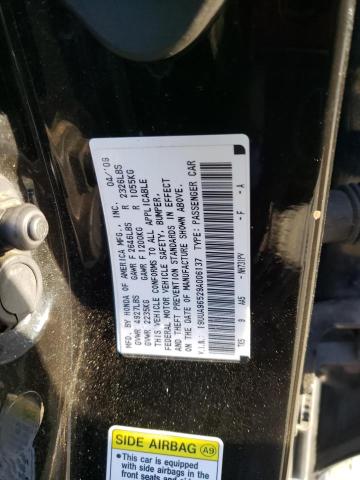 19UUA96529A006137 - 2009 ACURA TL BLACK photo 12