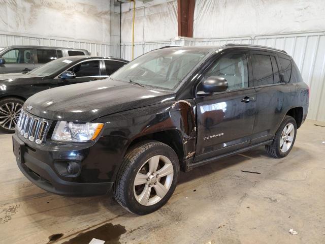 1C4NJDEBXCD558925 - 2012 JEEP COMPASS LATITUDE BLACK photo 1