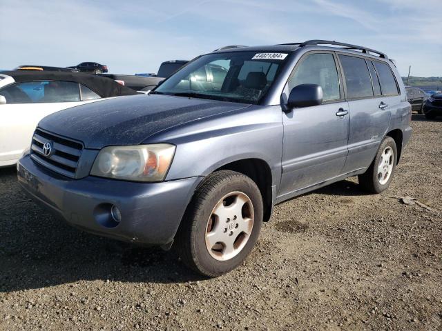 JTEEP21A370196364 - 2007 TOYOTA HIGHLANDER SPORT BLUE photo 1