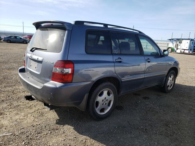 JTEEP21A370196364 - 2007 TOYOTA HIGHLANDER SPORT BLUE photo 3