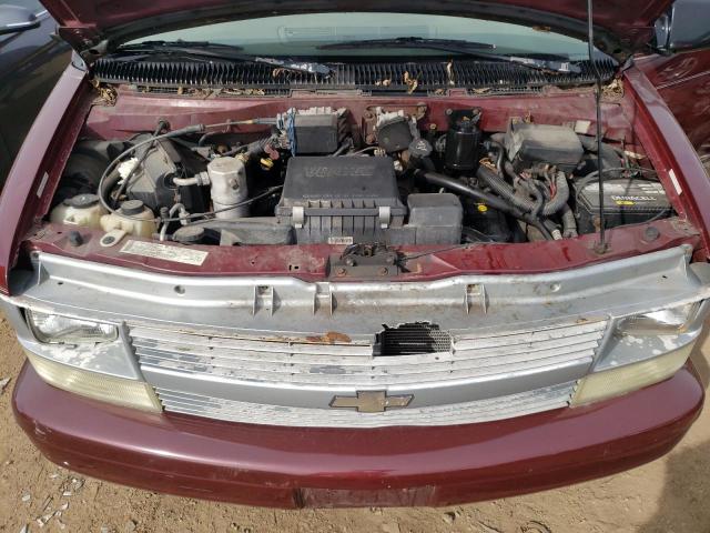 1GNDM19X34B124051 - 2004 CHEVROLET ASTRO BURGUNDY photo 12