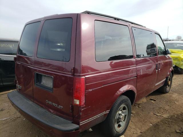 1GNDM19X34B124051 - 2004 CHEVROLET ASTRO BURGUNDY photo 3