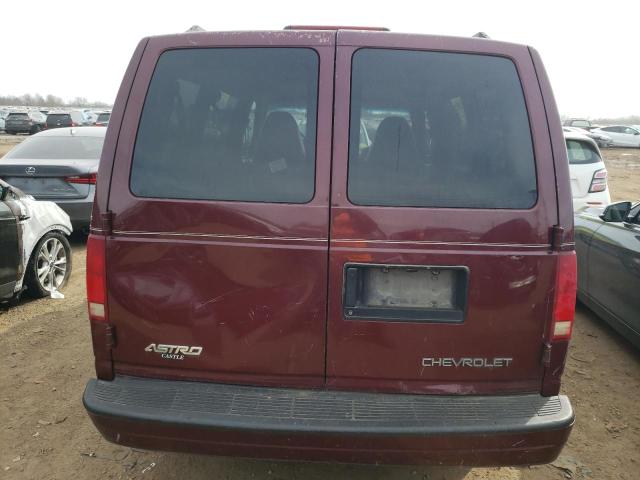 1GNDM19X34B124051 - 2004 CHEVROLET ASTRO BURGUNDY photo 6