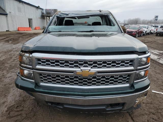 1GCVKREHXEZ313062 - 2014 CHEVROLET 1500 SILVE K1500 LT GREEN photo 5