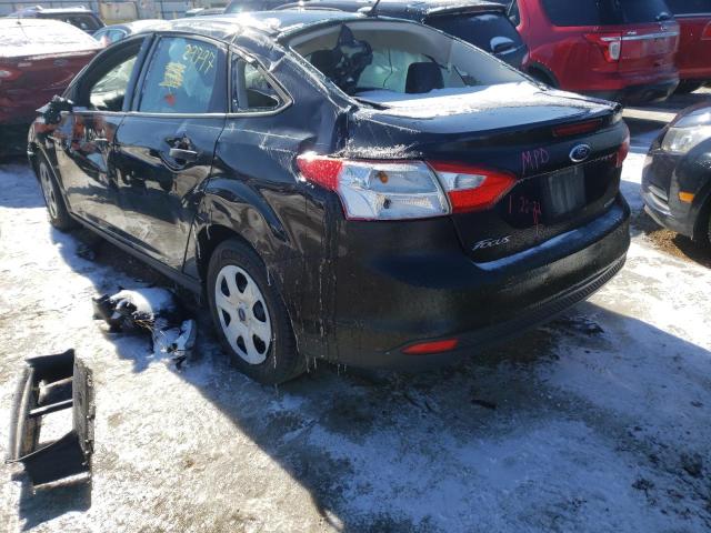 1FADP3E2XEL452218 - 2014 FORD FOCUS S BLACK photo 3