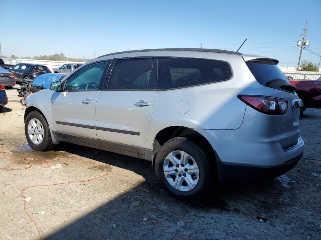 1GNKRFED1FJ189474 - 2015 CHEVROLET TRAVERSE LS SILVER photo 2