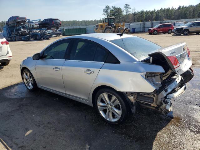 1G1PH5SC5C7366438 - 2012 CHEVROLET CRUZE LTZ GRAY photo 2