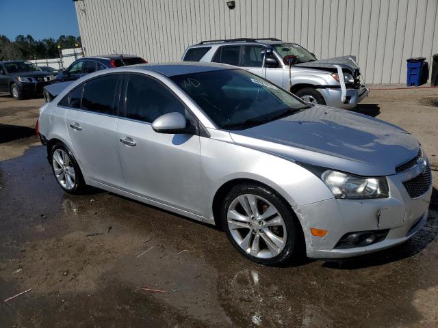 1G1PH5SC5C7366438 - 2012 CHEVROLET CRUZE LTZ GRAY photo 4