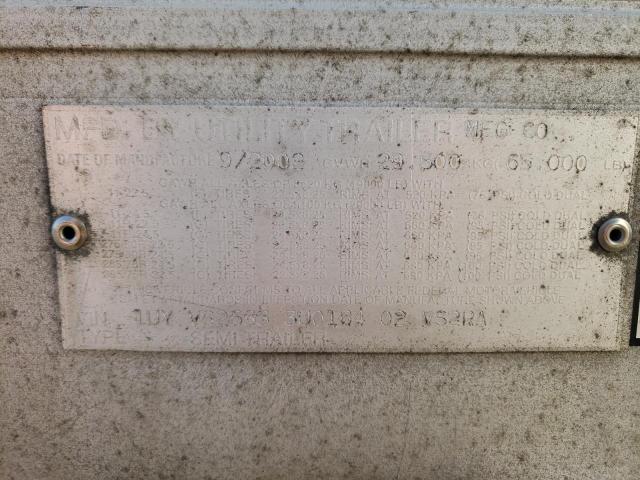 1UYVS25333U016402 - 2001 UTILITY TRAILER WHITE photo 10