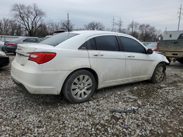 1C3CCBAG3DN721521 - 2013 CHRYSLER 200 LX WHITE photo 3