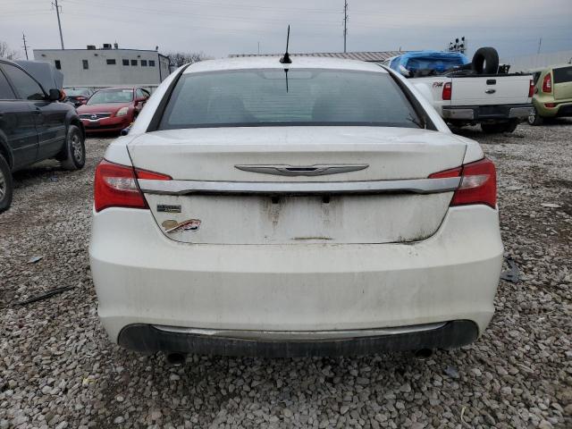 1C3CCBAG3DN721521 - 2013 CHRYSLER 200 LX WHITE photo 6