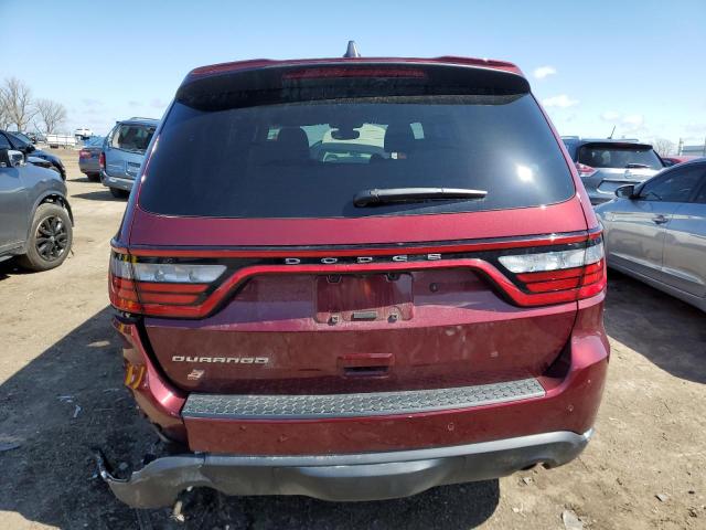 1C4SDJFT4NC192565 - 2022 DODGE DURANGO PURSUIT RED photo 6