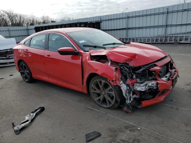 2HGFC2F81MH504294 - 2021 HONDA CIVIC SPORT 红色 照片 4