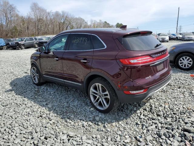 5LMCJ3D98KUL32437 - 2019 LINCOLN MKC RESERVE Bordo foto 2
