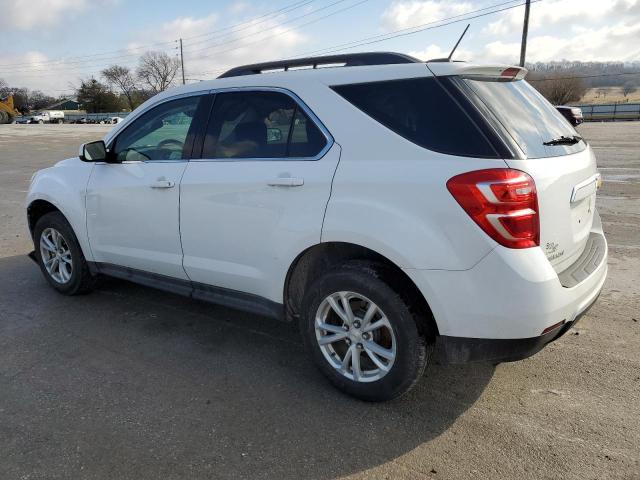 2GNALCEK7H6281554 - 2017 CHEVROLET EQUINOX LT WHITE photo 2