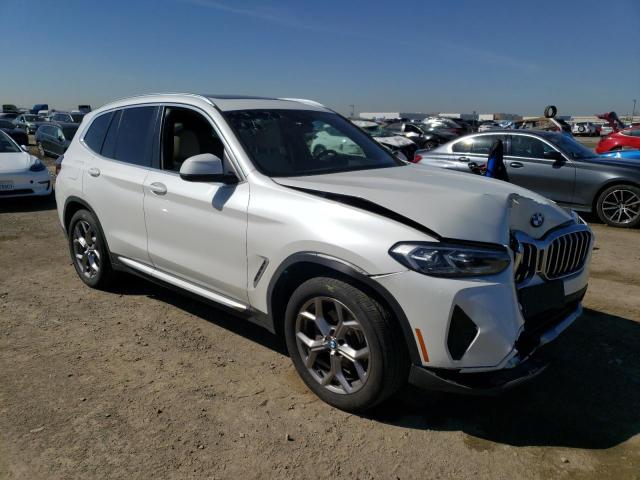 5UX53DP09N9N17664 - 2022 BMW X3 XDRIVE30I WHITE photo 4