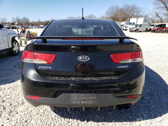 KNAFW6A37D5745712 - 2013 KIA FORTE SX BLACK photo 6