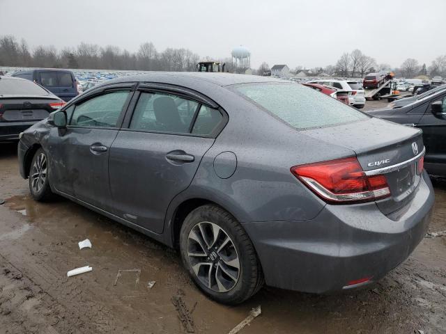 19XFB2F8XDE256379 - 2013 HONDA CIVIC EX GRAY photo 2