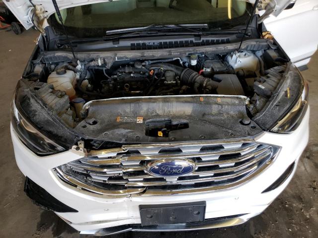 2FMPK4K97KBB27241 - 2019 FORD EDGE TITANIUM WHITE photo 11