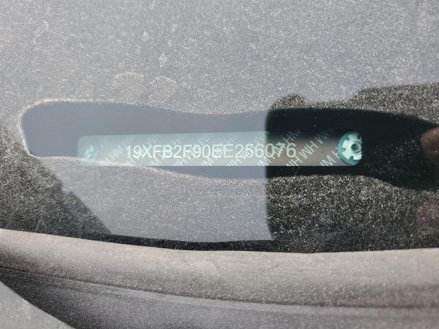 19XFB2F90EE256076 - 2014 HONDA CIVIC EXL ნაცრისფერი ფოტო 12