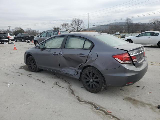 19XFB2F90EE256076 - 2014 HONDA CIVIC EXL ნაცრისფერი ფოტო 2
