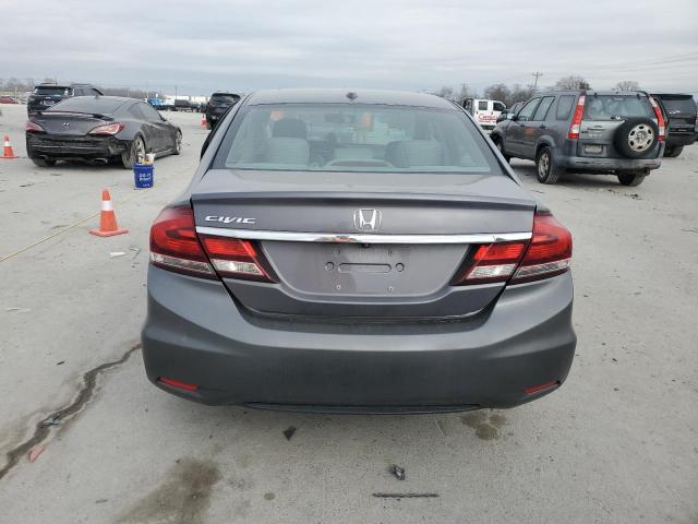 19XFB2F90EE256076 - 2014 HONDA CIVIC EXL ნაცრისფერი ფოტო 6