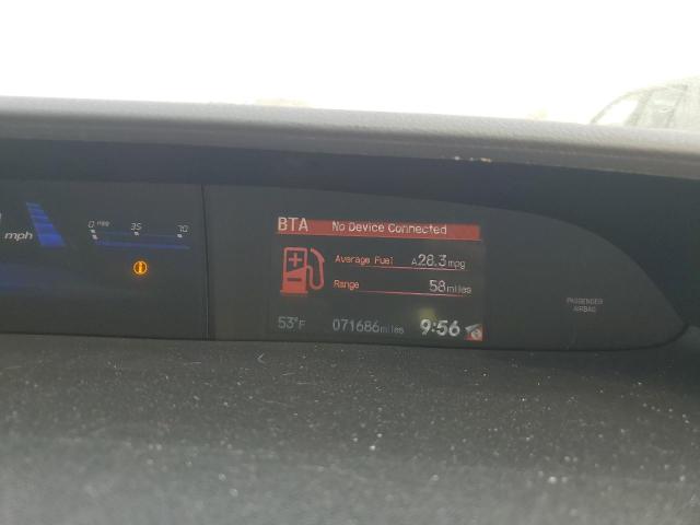 19XFB2F90EE256076 - 2014 HONDA CIVIC EXL ნაცრისფერი ფოტო 9