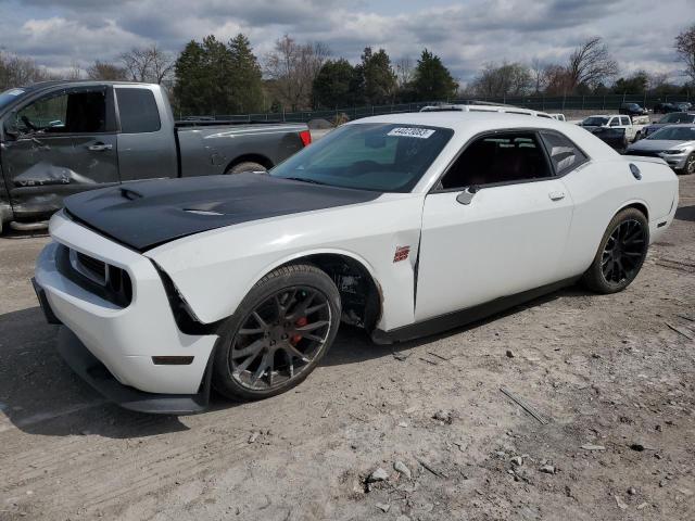 2C3CDYCJ1EH121017 - 2014 DODGE CHALLENGER SRT-8 WHITE photo 1