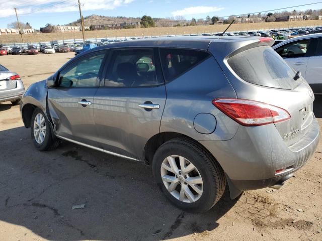 JN8AZ1MW2EW510342 - 2014 NISSAN MURANO S SILVER photo 2