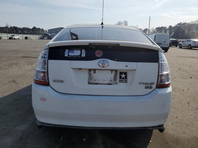 JTDKB20U877622039 - 2007 TOYOTA PRIUS WHITE photo 6