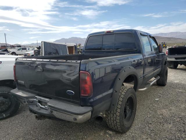 1FTWW31P75ED25213 - 2005 FORD F350 SRW SUPER DUTY BLUE photo 3