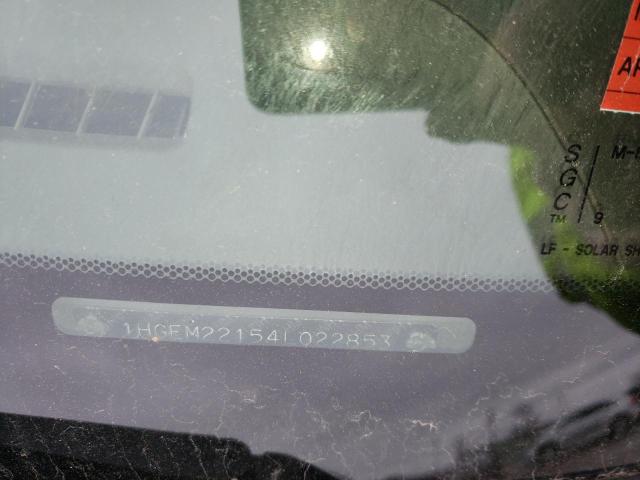 1HGEM22154L022853 - 2004 HONDA CIVIC DX VP Mavi foto 12