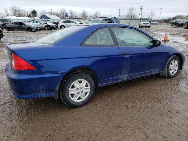 1HGEM22154L022853 - 2004 HONDA CIVIC DX VP Mavi foto 3