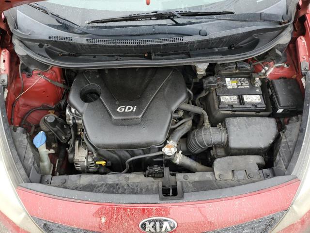 KNADM4A3XF6491198 - 2015 KIA RIO LX RED photo 11