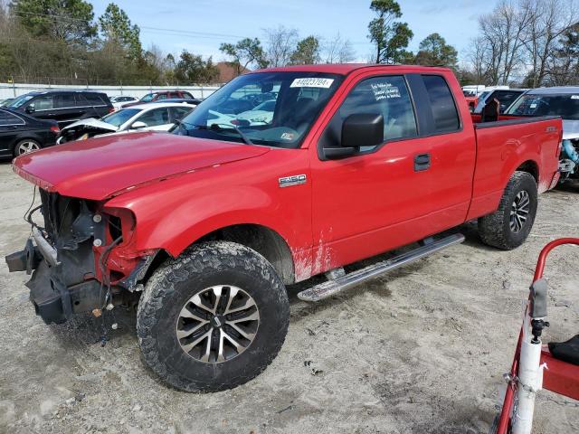 1FTRX12W06NA25034 - 2006 FORD F150 RED photo 1