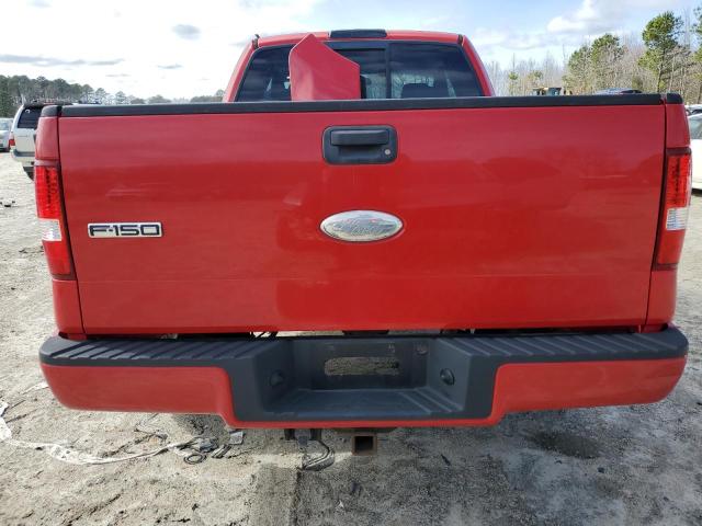 1FTRX12W06NA25034 - 2006 FORD F150 RED photo 6