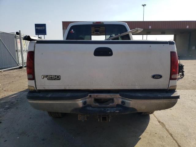 1FTNW21FX1EC65922 - 2001 FORD F250 SUPER DUTY WHITE photo 6