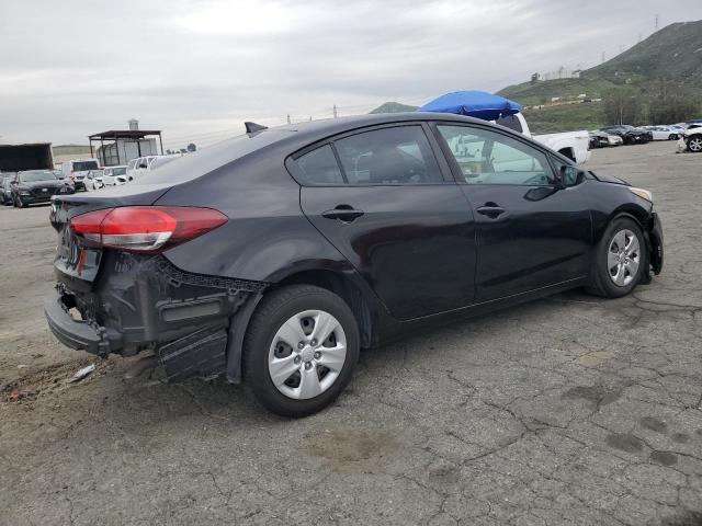 3KPFK4A73JE251658 - 2018 KIA FORTE LX BLACK photo 3