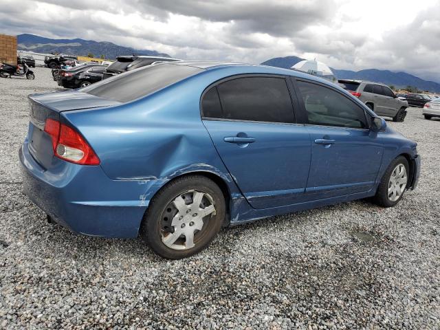 2HGFA16599H504606 - 2009 HONDA CIVIC LX BLUE photo 3