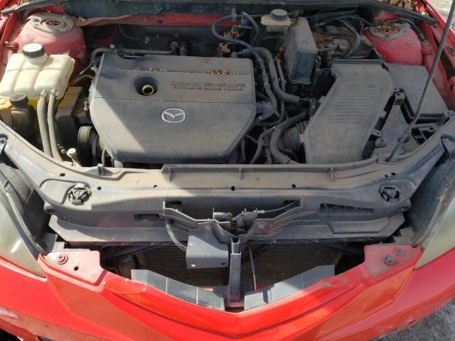 JM1BK343671744019 - 2007 MAZDA 3 HATCHBACK RED photo 11