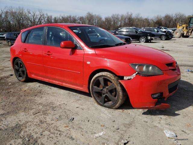 JM1BK343671744019 - 2007 MAZDA 3 HATCHBACK RED photo 4