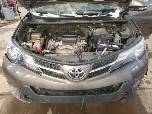 2T3ZFREV3DW004088 - 2013 TOYOTA RAV4 LE BROWN photo 12