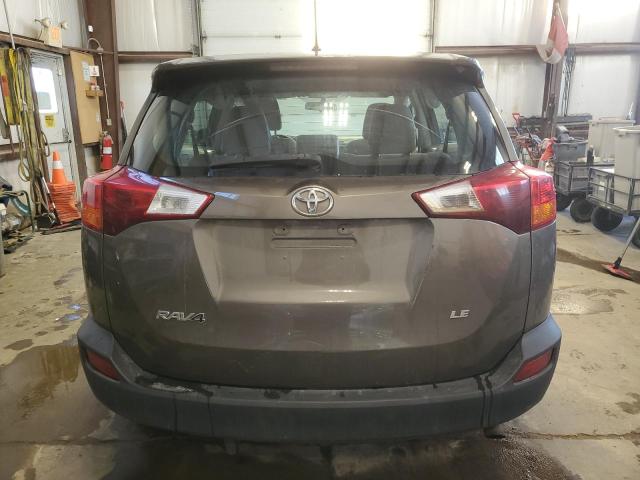 2T3ZFREV3DW004088 - 2013 TOYOTA RAV4 LE BROWN photo 6