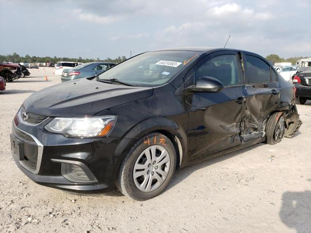 1G1JB5SH2J4101221 - 2018 CHEVROLET SONIC LS BLACK photo 1