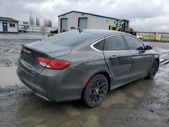 1C3CCCEG7FN585719 - 2015 CHRYSLER 200 C GRAY photo 3