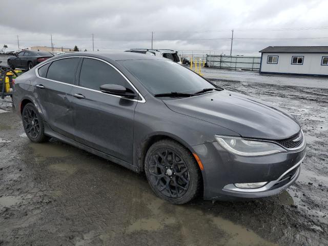 1C3CCCEG7FN585719 - 2015 CHRYSLER 200 C GRAY photo 4