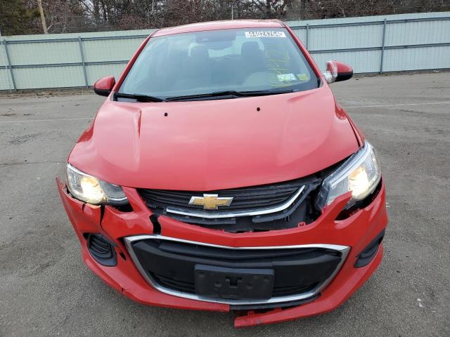 1G1JG6SB7L4124421 - 2020 CHEVROLET SONIC RED photo 5